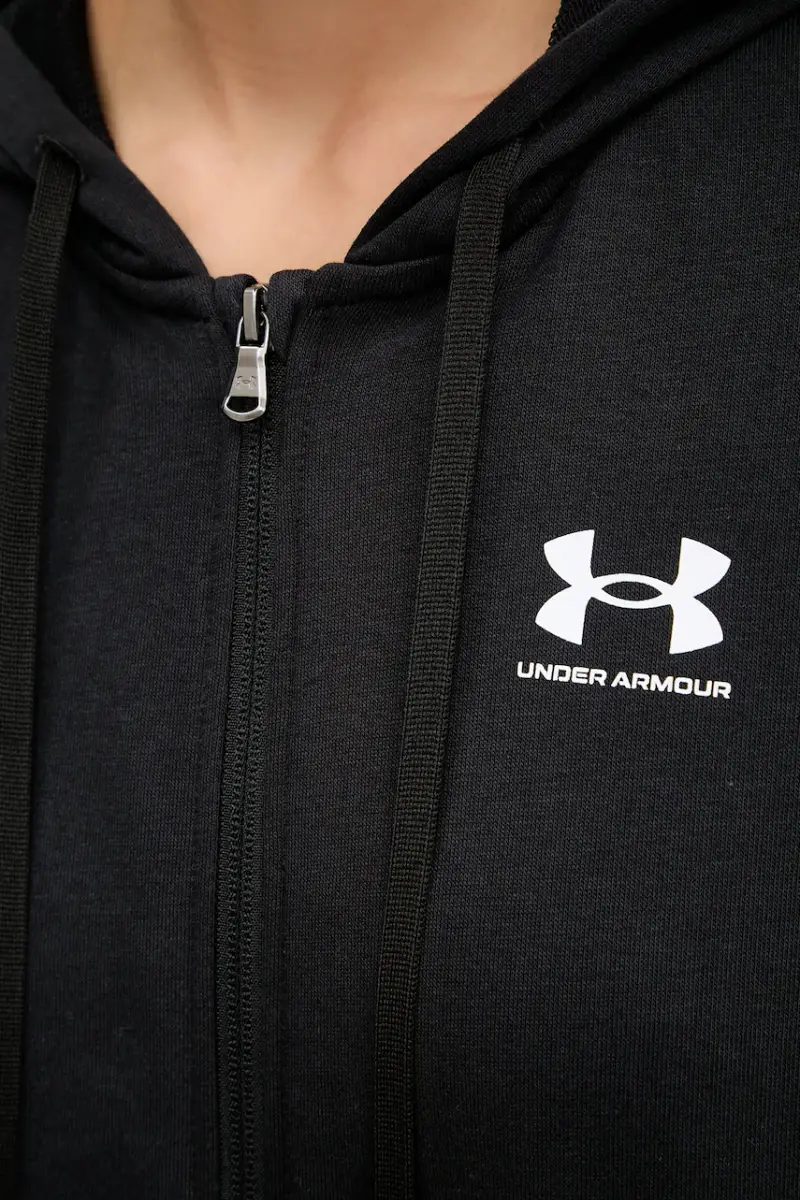felpa UA Rival donna colore nero con cappuccio 6005509 miniatura 5