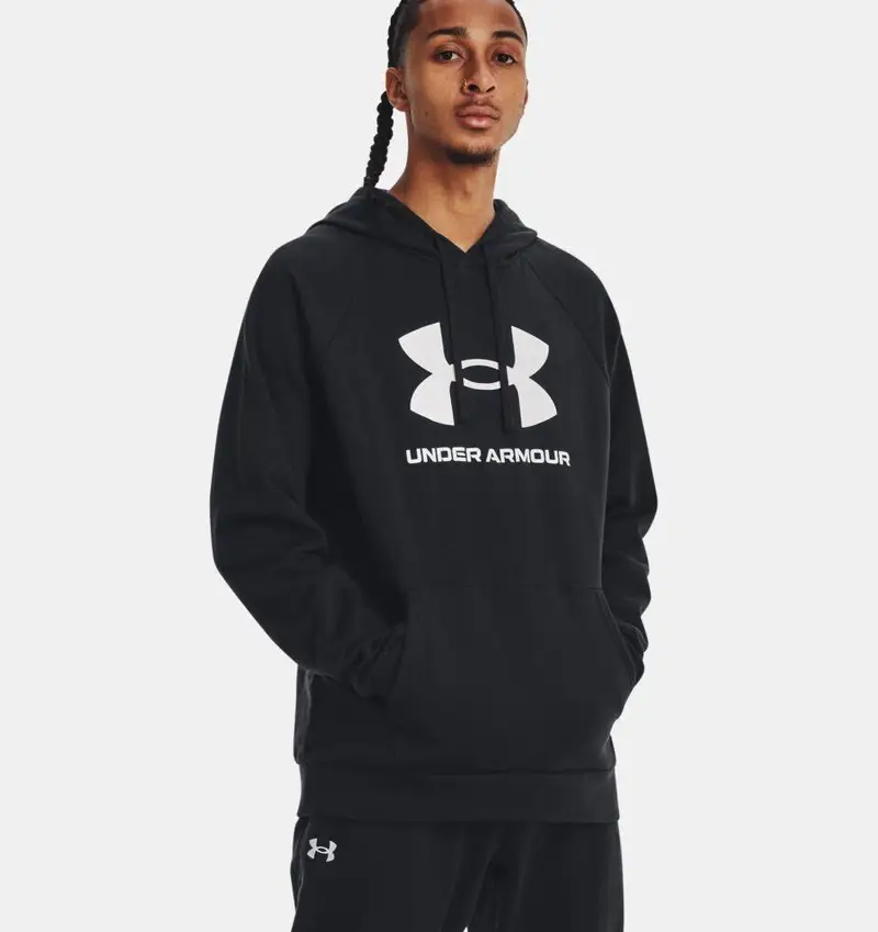 Felpa Under Armour Rival Fleece Nera | Under Armour Nero
