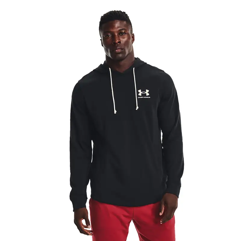 Felpa Under Armour Rival Terry Lc Hd da uomo | Under Armour Nero
