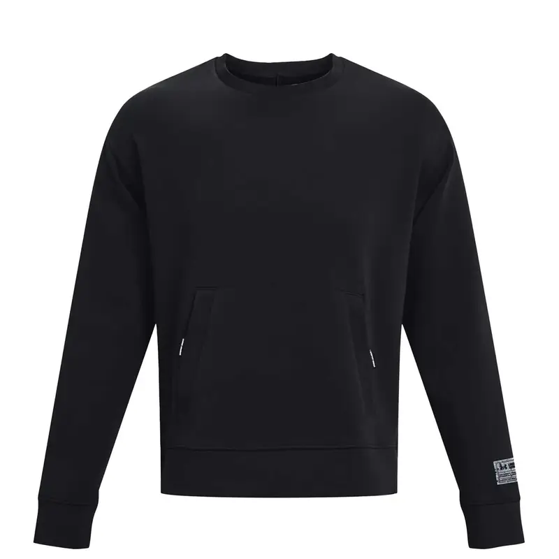 Felpa Under Armour Ua Summit Knit Crew Adulto | Under Armour Nero