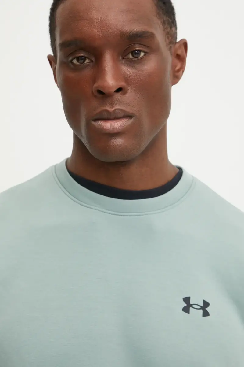 felpa Unstoppable Fleece Crew uomo colore verde 1389351 miniatura 4