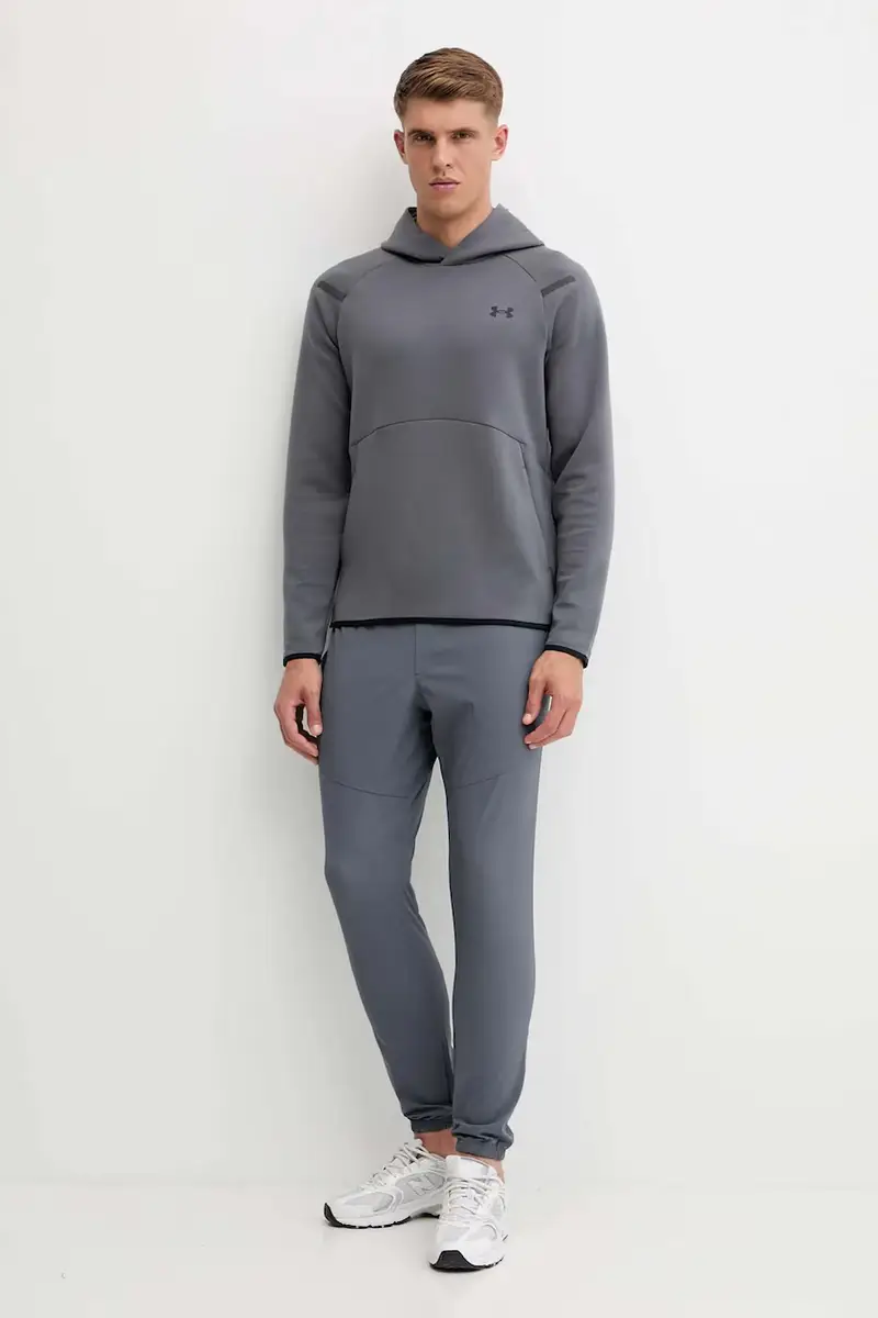 felpa Unstoppable Fleece uomo colore beige con cappuccio 1389350 Grigio miniatura 2