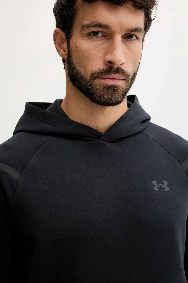 felpa Unstoppable Fleece uomo colore beige con cappuccio 1389350 Nero miniatura 4