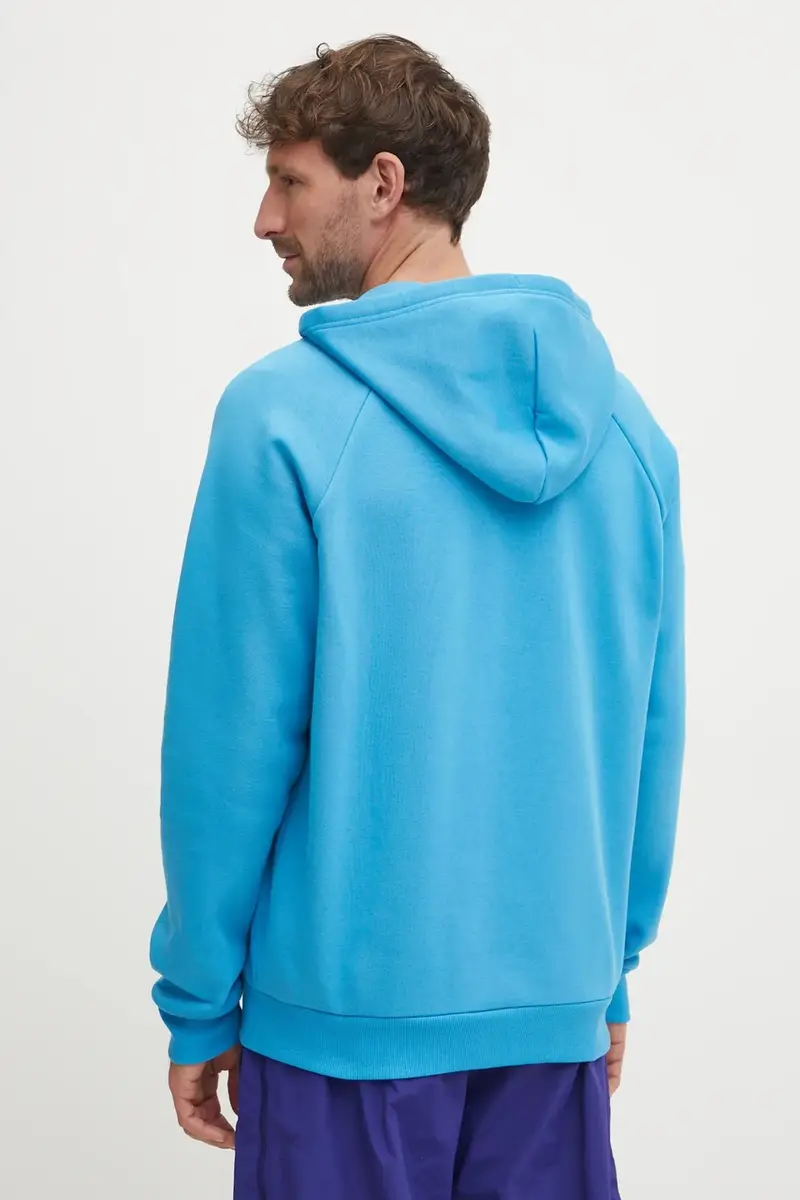 felpa uomo colore blu con cappuccio miniatura 3