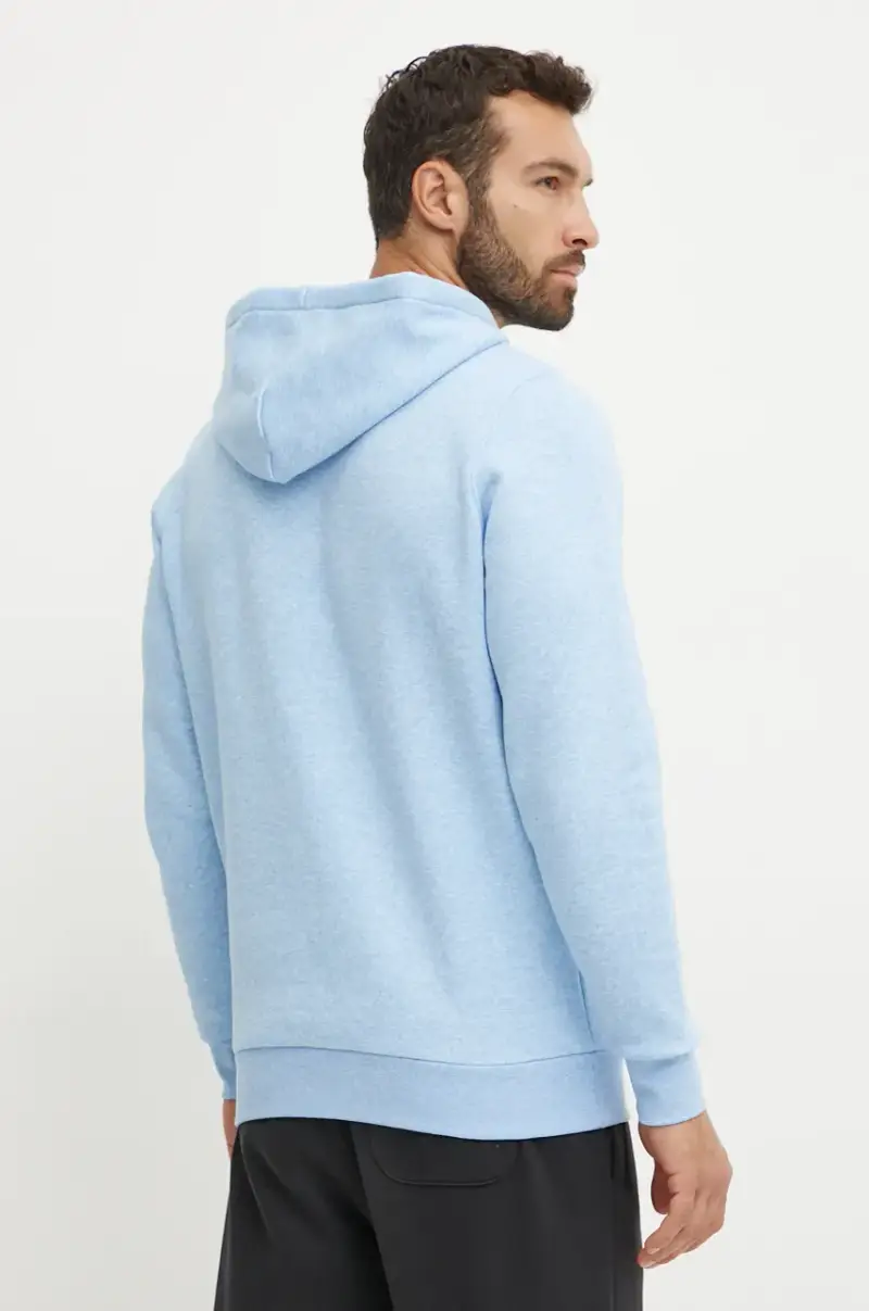 felpa uomo colore blu con cappuccio miniatura 2