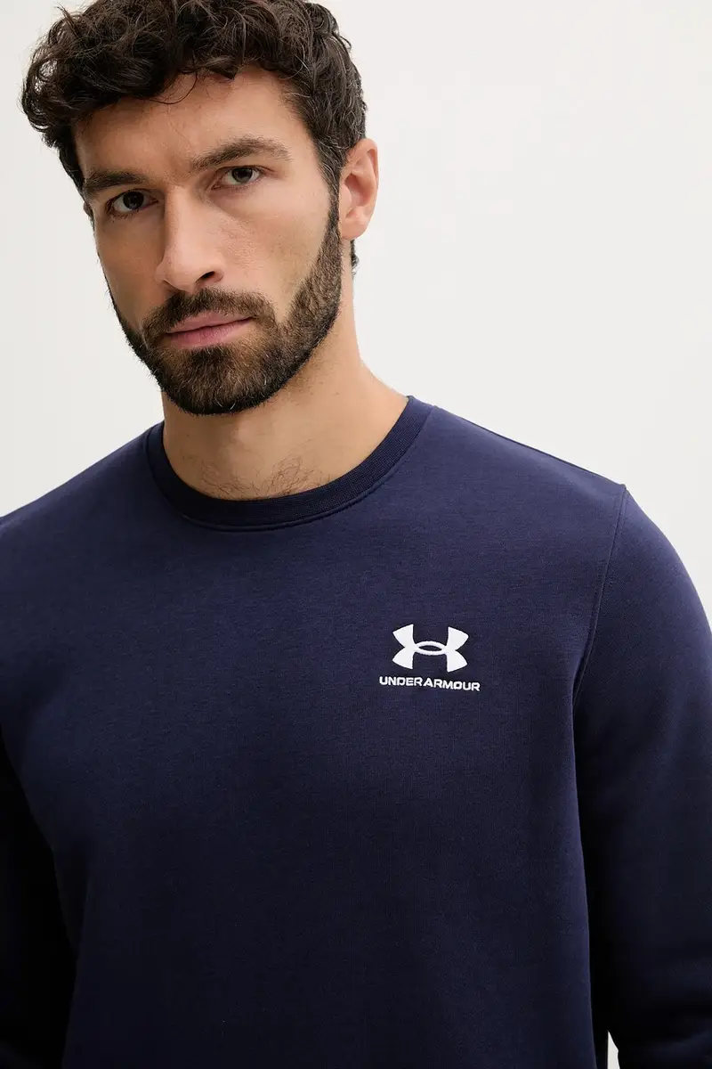 felpa uomo colore granata con applicazione Blu navy miniatura 4