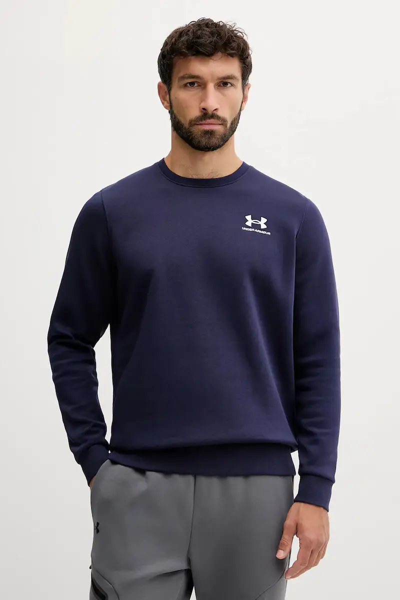 felpa uomo colore granata con applicazione Blu navy