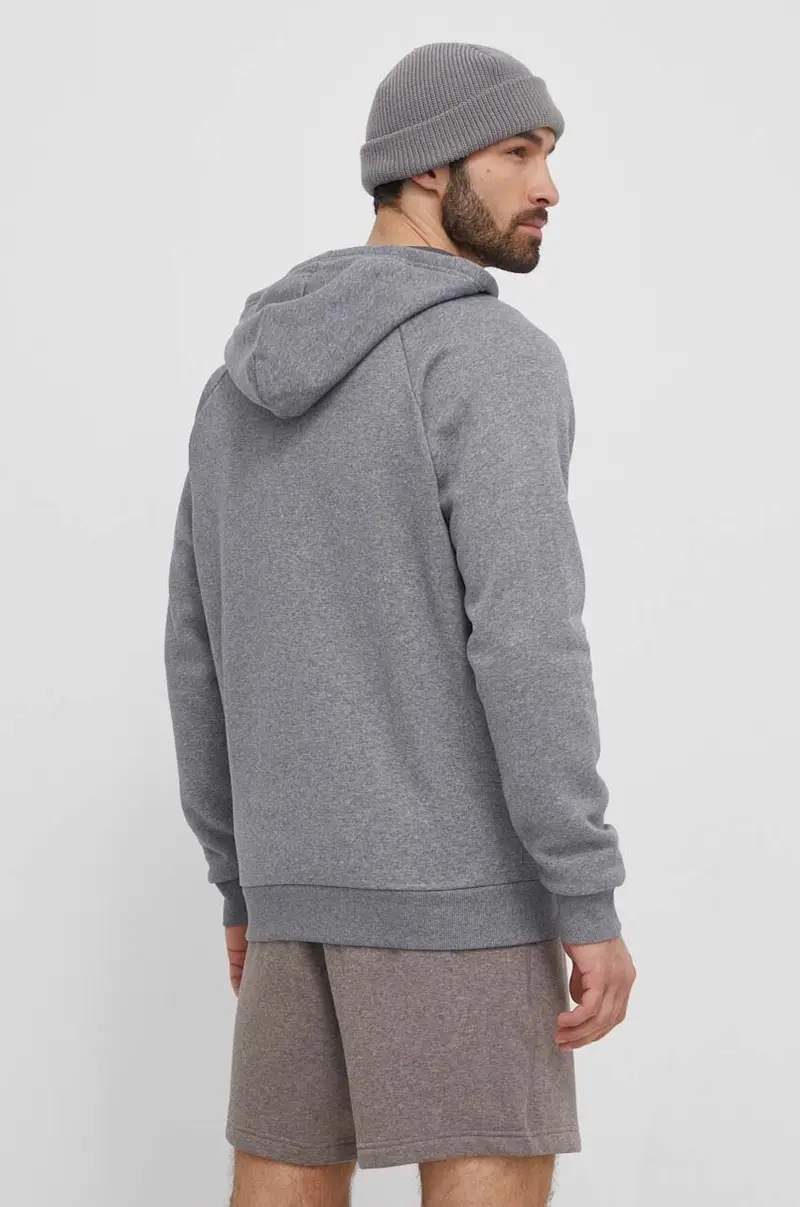 felpa uomo colore grigio con cappuccio miniatura 3