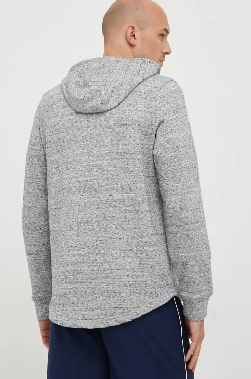 felpa uomo con cappuccio Grigio miniatura 3