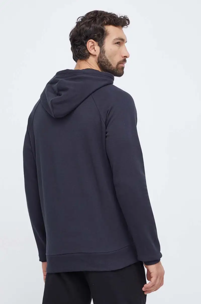 felpa uomo con cappuccio Nero miniatura 3