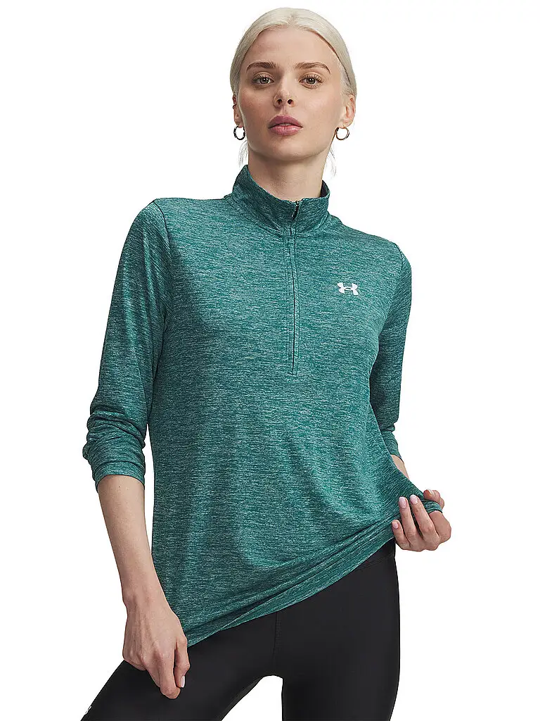 Fitnessshirt da donna UA Tech™ Twist petrolio | XS