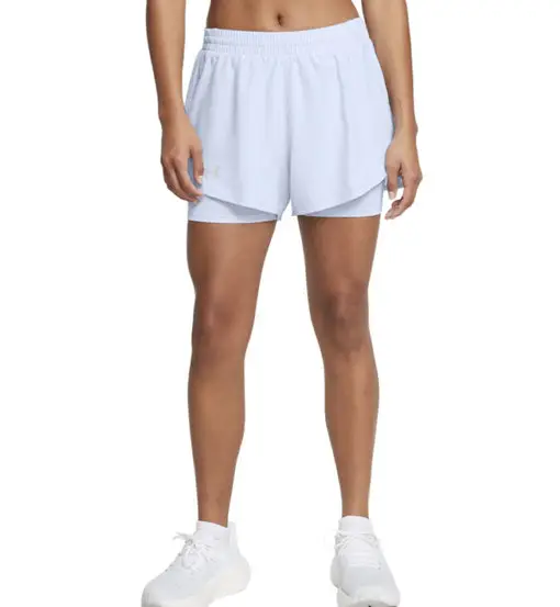 Fly By 2-in-1 - pantaloni corti running - donna Blue