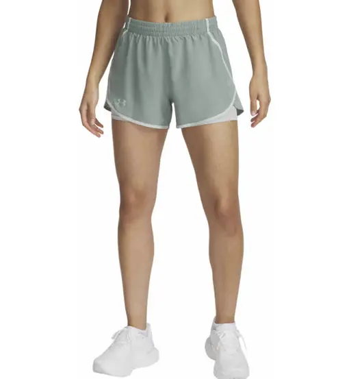 Under Armour pantaloni corti running donna verde