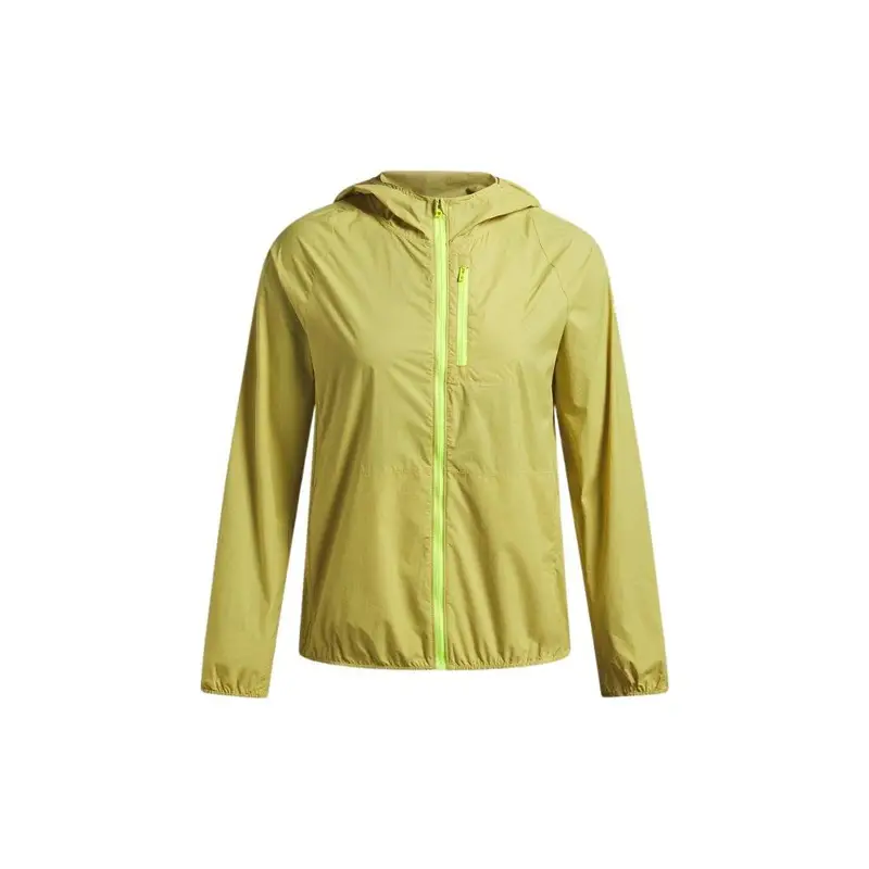 Giacca antivento da donna Under Armour Launch Jaune