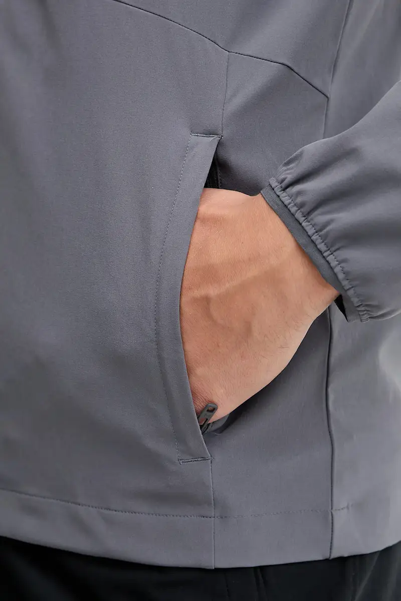 giacca antivento Vibe Grigio miniatura 5