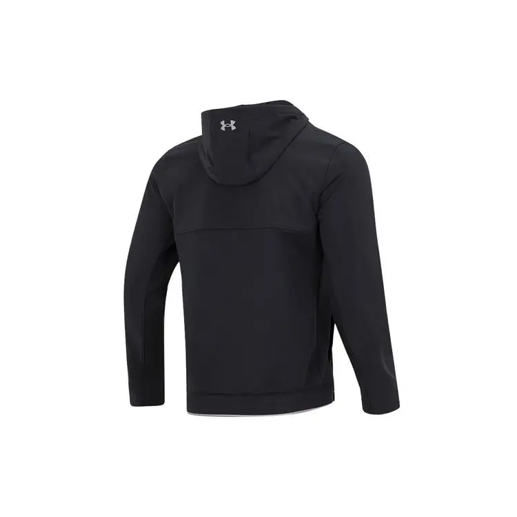 Giacca con cappuccio calda sportiva casual Under Armour Storm Daytona Fz Giacche da uomo Nero 1373412-001 M miniatura 5