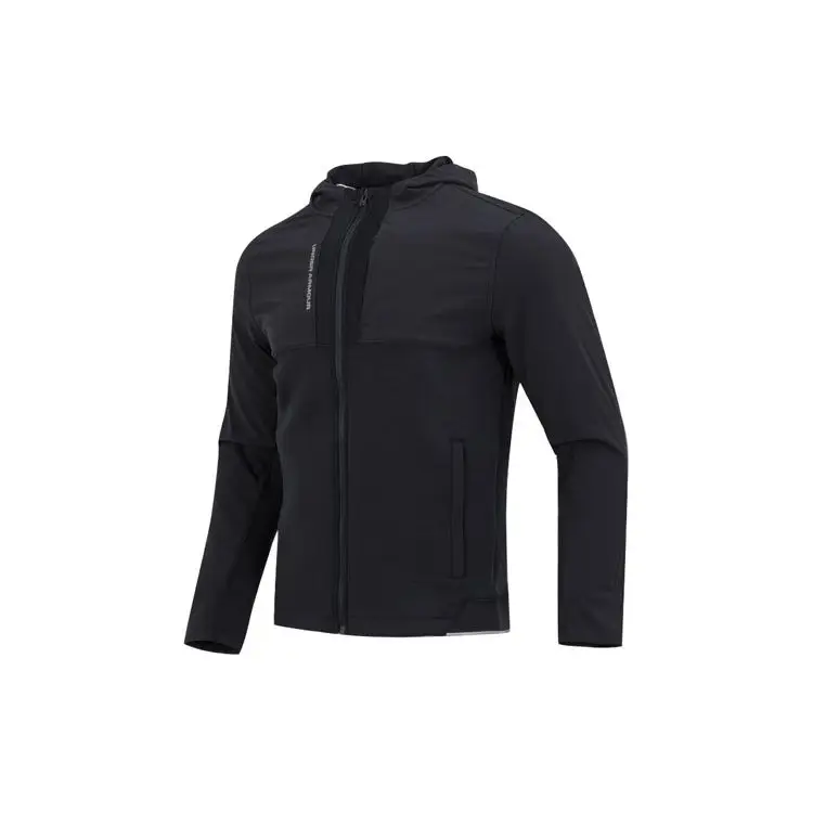 Giacca con cappuccio calda sportiva casual Under Armour Storm Daytona Fz Giacche da uomo Nero 1373412-001 XXXL