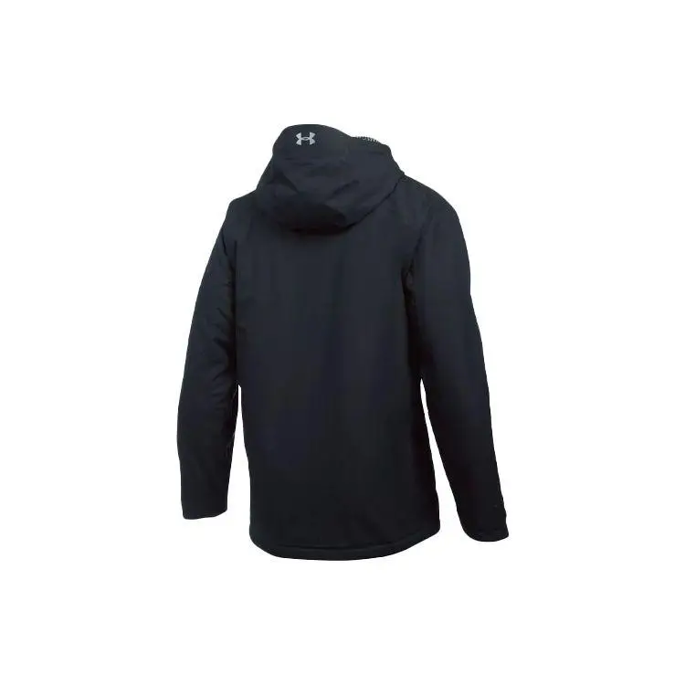 Giacca con Cappuccio e Zip Under Armour Storm Powerline Imbottita Fantasia Logo Vestibilità Larga da Uomo Giubbotti Nero 1280813-001 L miniatura 5