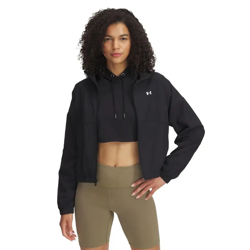 Giacca con zip da donna Under Armour Rival Noir