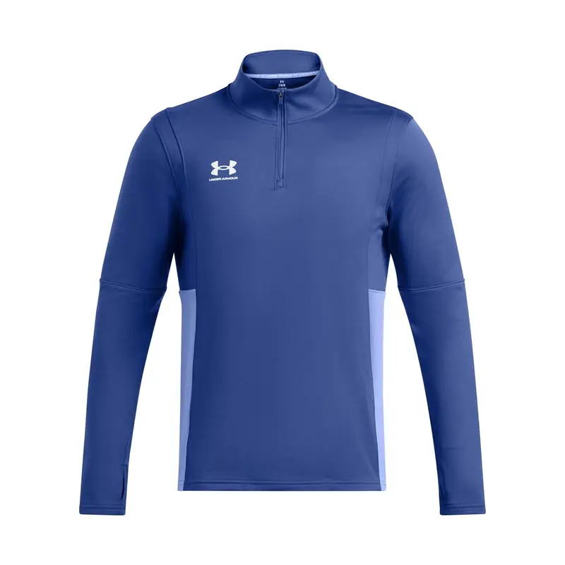 Giacca da allenamento intermedia 1/2 zip Under Armour Challenger Bleu
