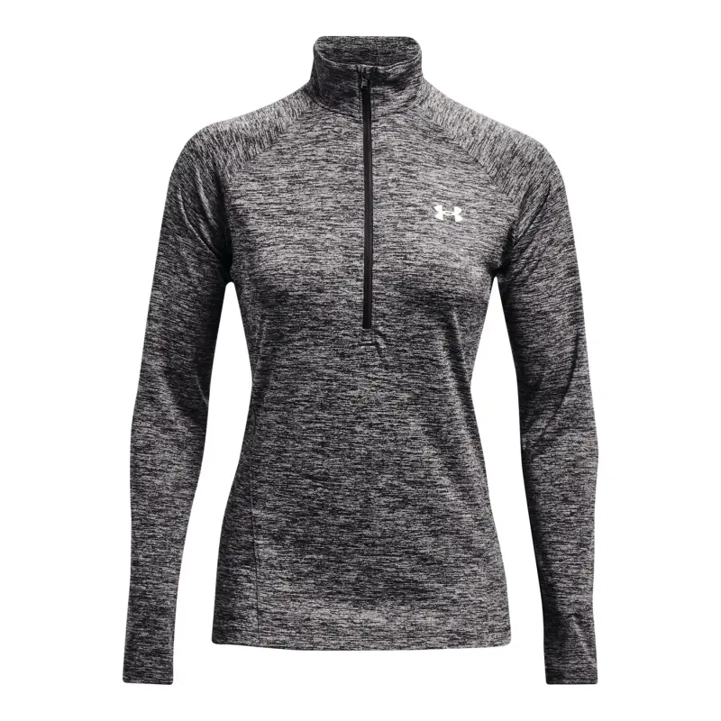 Giacca da tuta da donna con 1/2 zip Under Armour Twist Gris