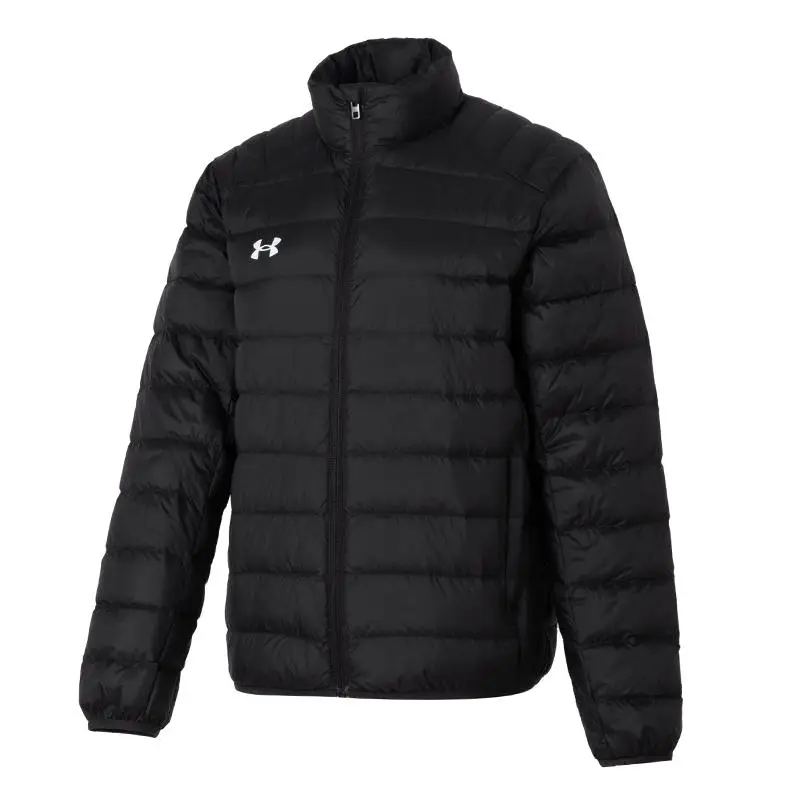 Giacca Sportiva Antivento Calda in Piumino Monocolore con Collo Alto Under Armour Giacca Unisex Nera 23600804-001 S