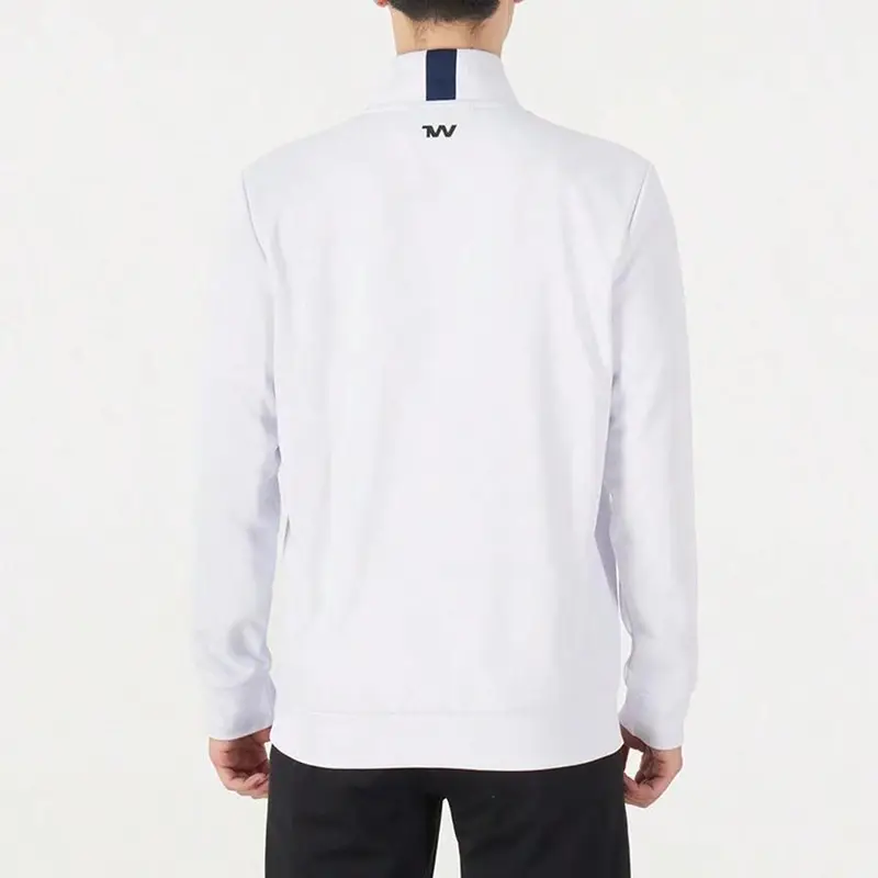 Giacca Sportiva da Allenamento Under Armour in Maglia con Logo al Colletto Uomo Giacche Bianco 21500437-100 XXL miniatura 2