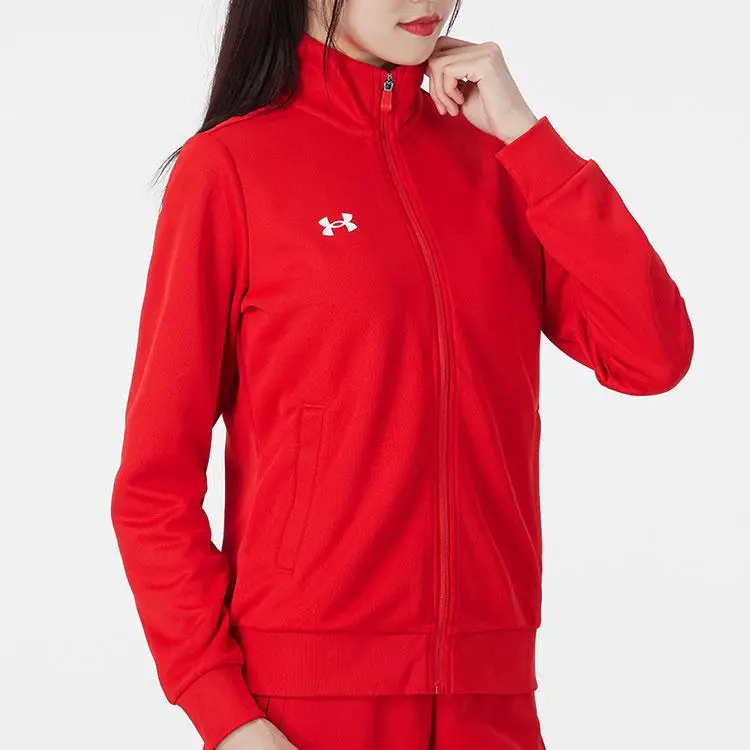 Giacca Sportiva Monocolore con Colletto alla Coreana da Donna giacche Rosso 21500438-600 M miniatura 2