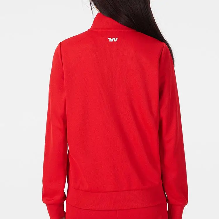 Giacca Sportiva Monocolore con Colletto alla Coreana da Donna giacche Rosso 21500438-600 M miniatura 3