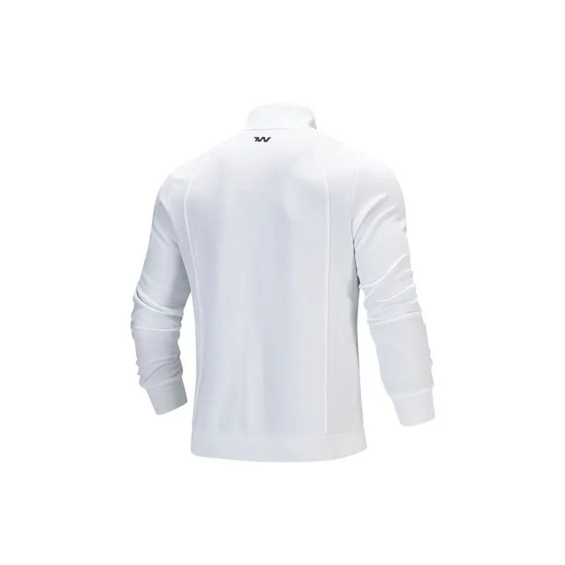Under Armour Giacca Sportiva Uomo Bianca con Collo Alto miniatura 5