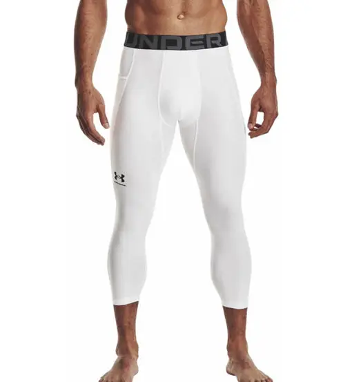 HeatGear® 3/4 - calzamaglia - uomo White