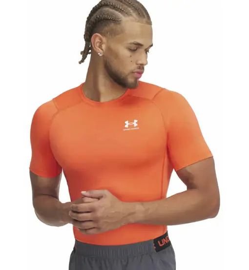 HeatGear® Compression M - maglietta tecnica - uomo Orange