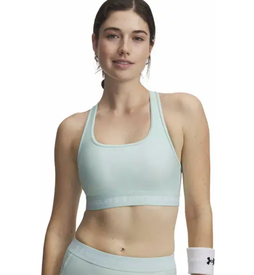 HeatGear® Crossback W - reggiseno sportivo medio sostegno - donna Green