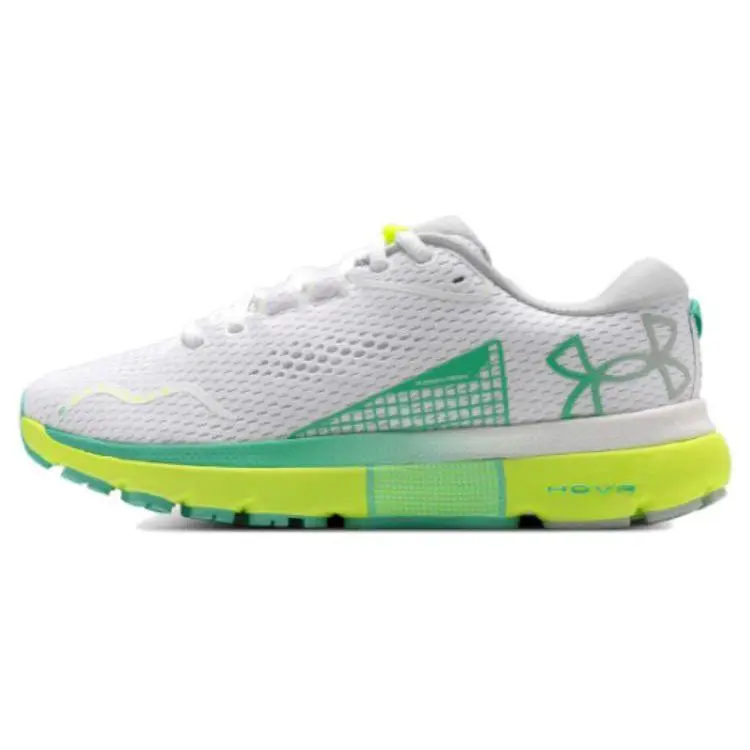HOVR Infinite 5 Bianco Lime Surge Scarpe da Ginnastica da Donna Verde-Brezza 3026550-101 40