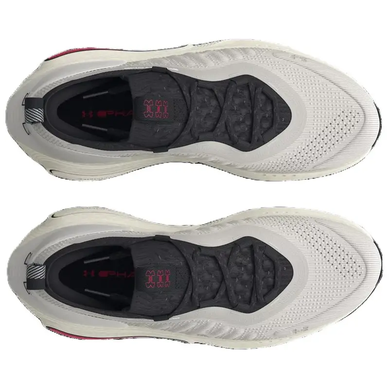 HOVR Phantom 4 Bianco Argilla Nero Sneakers Uomo Grigio 3027593-301 40 5 miniatura 5