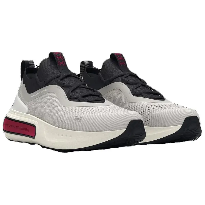 HOVR Phantom 4 Bianco Argilla Nero Sneakers Uomo Grigio 3027593-301 44 5 miniatura 2