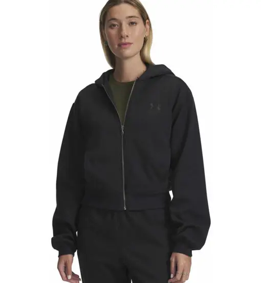 Icon Vida Fleece W - felpa con cappuccio - donna Black