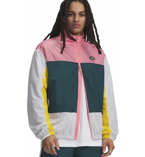 Icon Woven - giacca fitness - uomo Pink