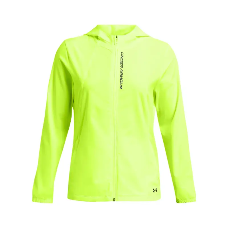 Impermeabile da donna Under Armour Outrun The Storm Jaune