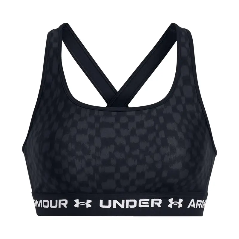 Intimo Reggiseni Under Armour Ua Crossback Mid Print Donna | Under Armour Nero