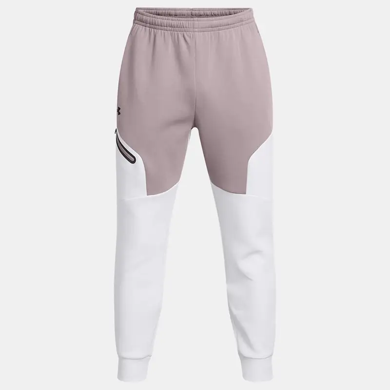 Jogging Under Armour Fleece Ua Inarrestabile Bianco E Tetra Grigio | Under Armour