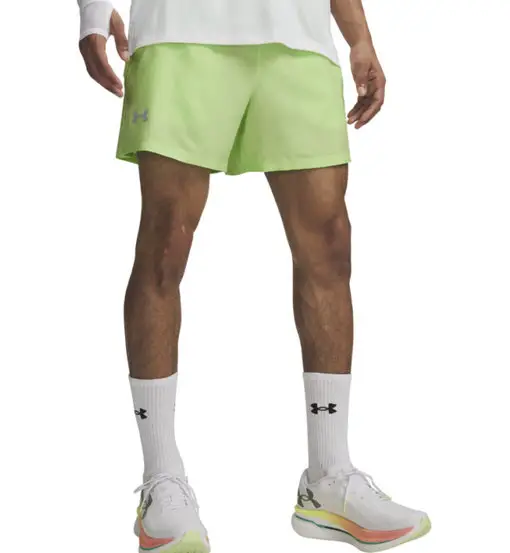 Launch 13 cm - pantaloni corti running - uomo Green