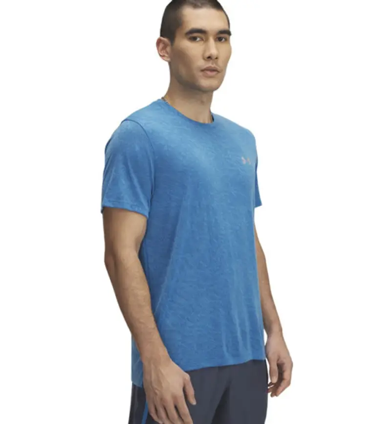 Launch Camo M - maglia running - uomo Blue
