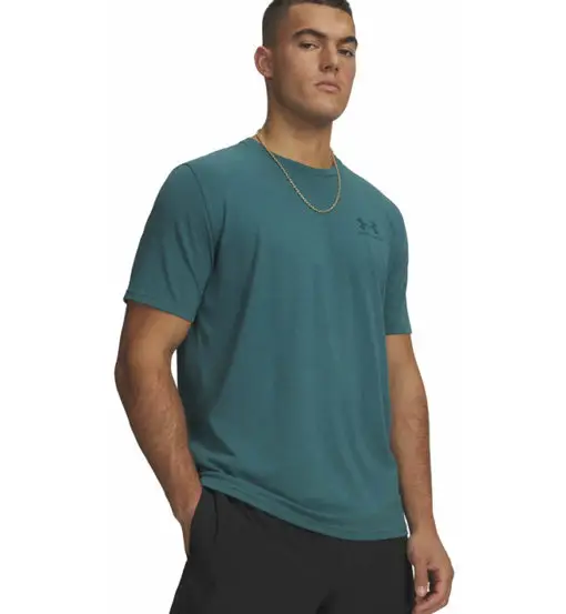 Left Chest Logo - T-shirt - uomo Green