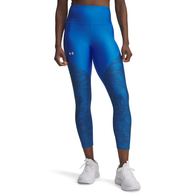 Legging donna con inserti stampati Under Armour UA Tech Bleu