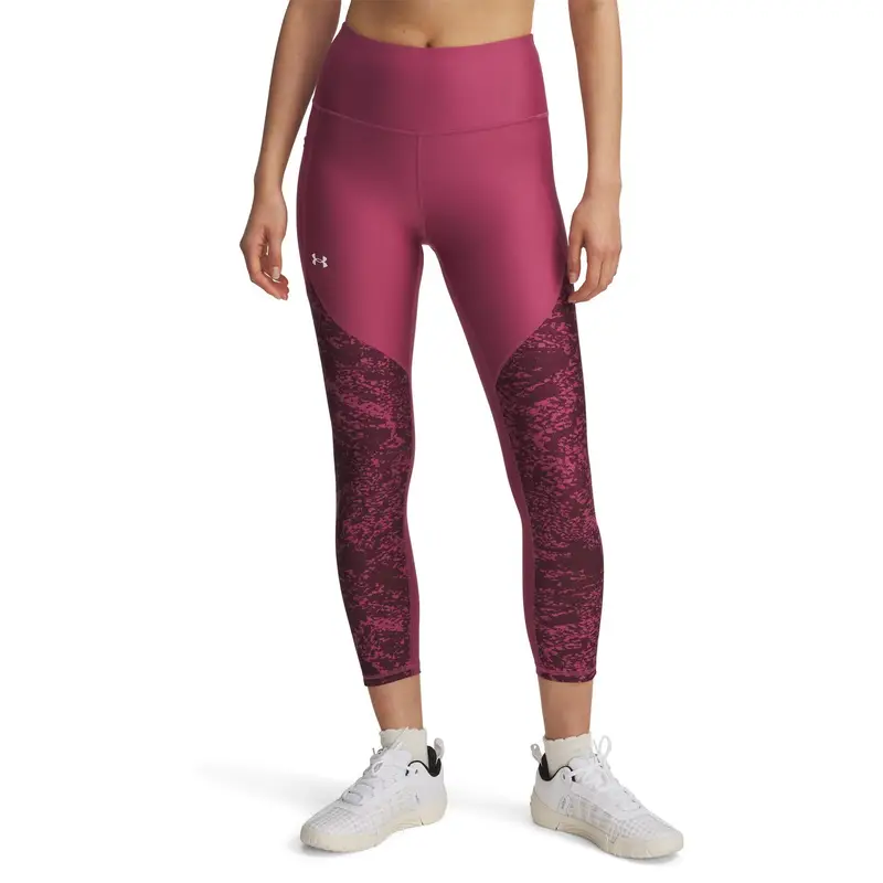 Legging donna con inserti stampati Under Armour UA Tech Violet