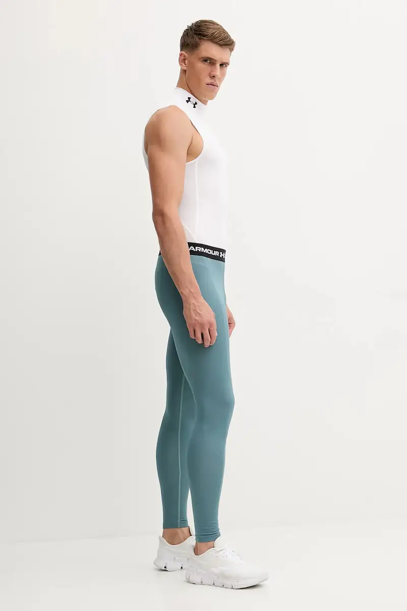 Under Armour Leggings Uomo Turchese 3667869 miniatura 2