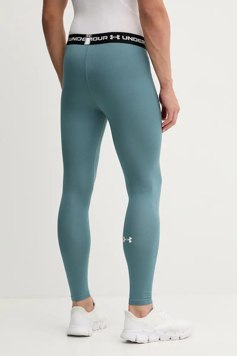 Under Armour Leggings Uomo Turchese 3667869 miniatura 3