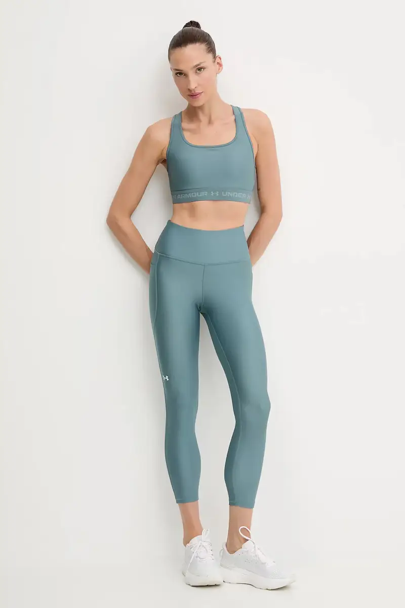 leggings da allenamento HG Armour HiRise colore nero 1365335 Verde miniatura 2