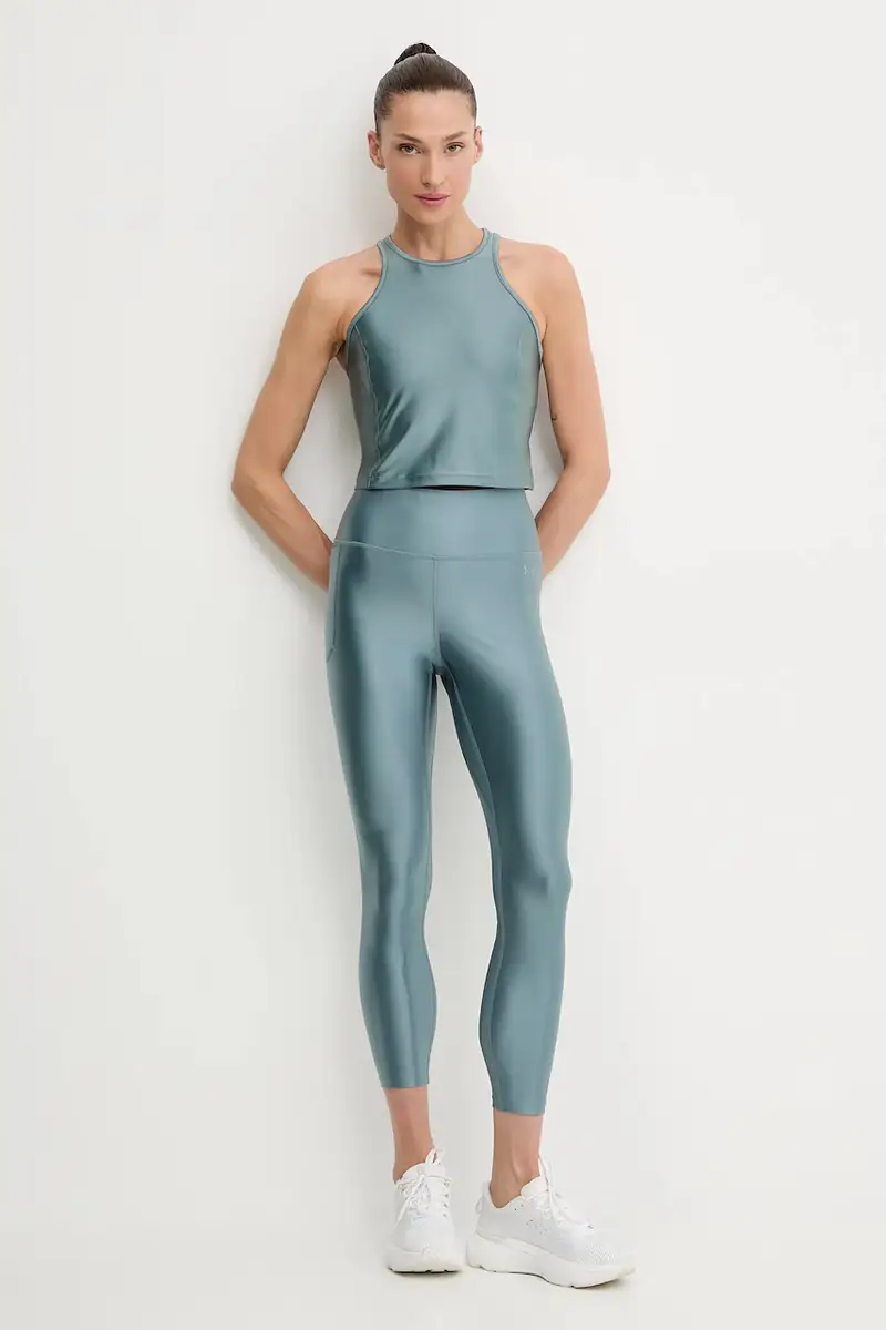 Under Armour Leggings Donna Verde 3921529 miniatura 2